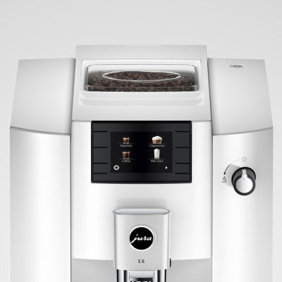 Кофемашина JURA E6 Piano White EC (15438)