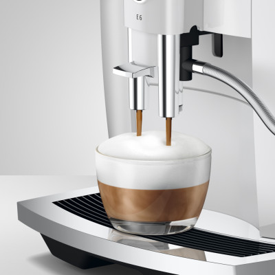 Кофемашина JURA E6 Piano White EC (15438)