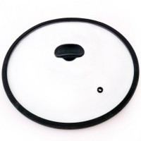 Крышка стеклянная с силиконовым ободком TVS 28 см (9465128003F201)