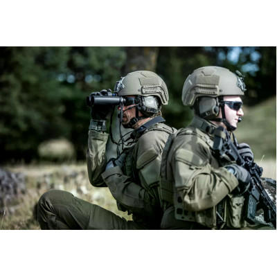 Активні тактичні навушники 3M PELTOR ComTac VIII (MT14H418A-86 GN), вертикальні з 1 аудіовиходом 4 контакт NATO та мікрофоном