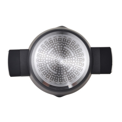 Каструля з кришкою Bergner Ion plus, 20 см, 2 л (BG-35910-BK)