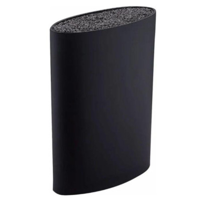 Підставка для ножів Bergner Black & white, 15,6х6,6х22 см (BG-3997-BL)