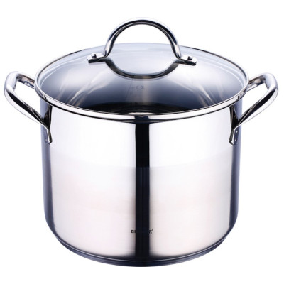 Каструля висока з кришкою Bergner Gourmet, 8.2 л (BG-6504)