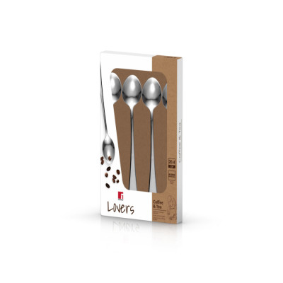 Набір ложок для латте Bergner Coffee & tea lovers 4 предмета (BG-46105-MM)