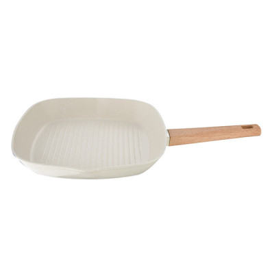 Сковорода-гриль Bergner Naturally, 28x28 см (BG-34743-CR)