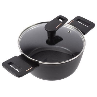 Каструля з кришкою Bergner Copper, 20 см (BG-30293-BK)