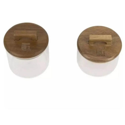 Набір ємностей для зберігання Bergner Coffee & tea lovers, 2 шт (BG-20503-MM)