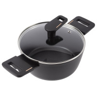 Каструля з кришкою Bergner Copper, 24 см (BG-30294-BK)