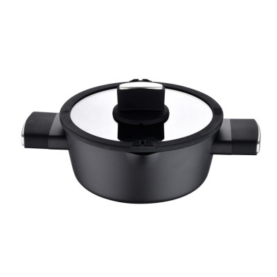 Каструля з кришкою Bergner Ion, 2 л (BG-35800-BK)