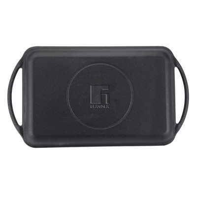 Пательня-гриль Bergner Bbq lovers, 33.5x22 см (BG-34132-BK)