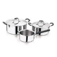 Набор посуды Bergner MasterPro Foodies collection, 2 кастрюли и ковша (BGEU-5539)