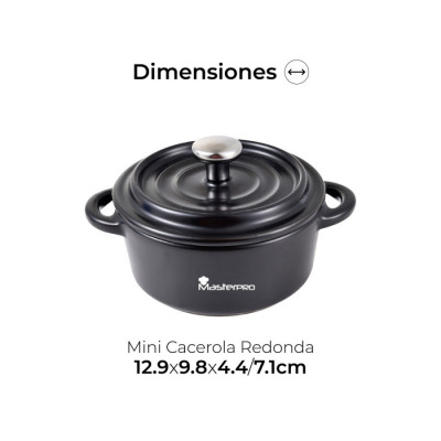 Форма для запекания MasterPro Foodies cook&share, 12,9X9,8 см, круглая (BGMP-10204)