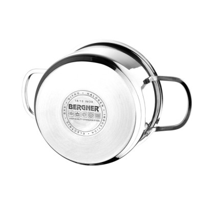 Набір каструль Bergner Classic, 1.7 л, 2.3 л, 3.3 л, 6 предметів (BG-6284)