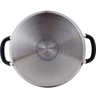 Каструля з кришкою Bergner  MasterPro Foodies collection, 5 л (BGMP-1502-BK)