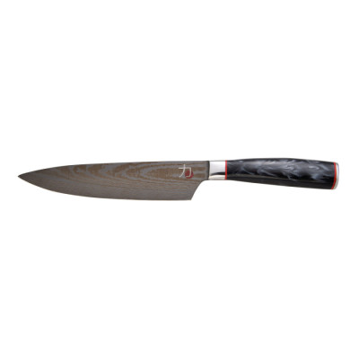Ніж кухонний Bergner MasterPro Tetsu, чорний, 20 см (BGMP-4126-MBK)