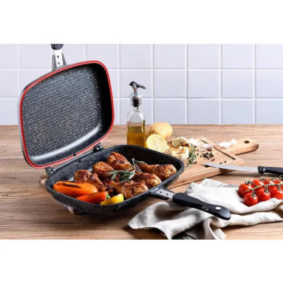 Сковорода подвійна Bergner By vissani, 30 см (BG-32027-MBG)