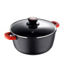 Каструля з кришкою Bergner Chroma, 20 см, 2.2 л (BG-30114-BK)