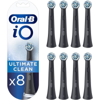 Насадка для электрической зубной щетки BRAUN Oral-B iO RB CBF-4 Ultimate Clean Черные (8)