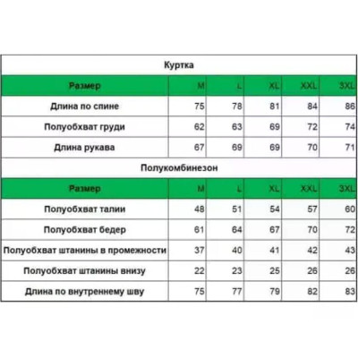 Костюм DAM Xtherm утеплений куртка+напівкомбінезон XL