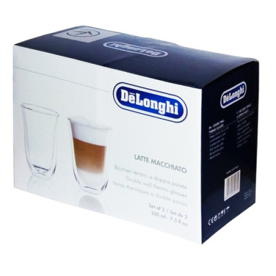 Набор стаканов DeLonghi LATTE MACCHIATO 220 мл (2 шт.)