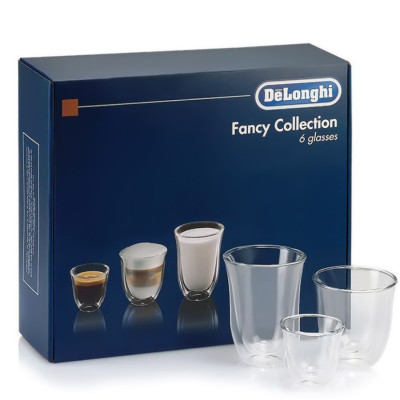 Набор стаканов Delonghi DLSC 302 MIX (90/270/330), 6 шт