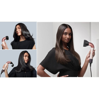Фен Dyson HD17 Supersonic R Straight+Wavy Ceramic Pink/Rose Gold (113332-01)