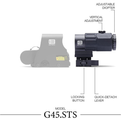 Збільшувач EOTech G45 Blk 5х w/STS Mount (G45.STS)