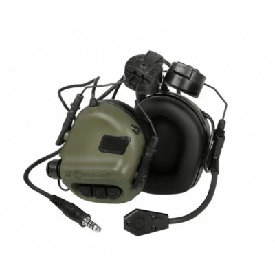 Активні захисні навушники Earmor M32H MOD4 (FG) Olive