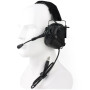 Активні захисні навушники Earmor M32 PLUS (BK) Black з гарнітурою