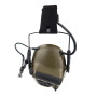Активные защитные наушники Earmor M33 (FG) Olive с Bluetooth и гарнитурой.