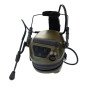 Активные защитные наушники Earmor M33 (FG) Olive с Bluetooth и гарнитурой.