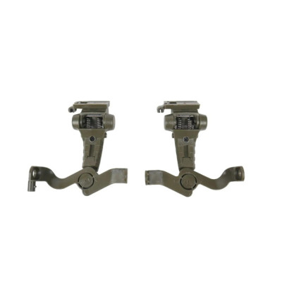 Кріплення адаптер чебурашка EARMOR M16A-FG (олива) для навушників M31Plus/M32Plus на рейки ARC