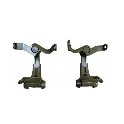 Кріплення адаптер чебурашка EARMOR M16A-FG (олива) для навушників M31Plus/M32Plus на рейки ARC