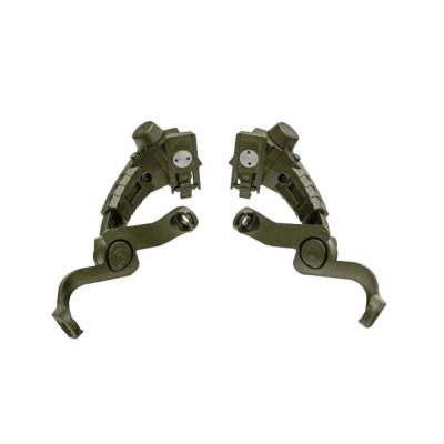 Кріплення адаптер чебурашка EARMOR M16A-FG (олива) для навушників M31Plus/M32Plus на рейки ARC