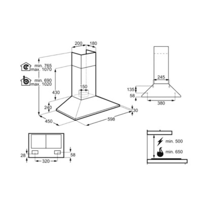 Вытяжка Electrolux EFC226R