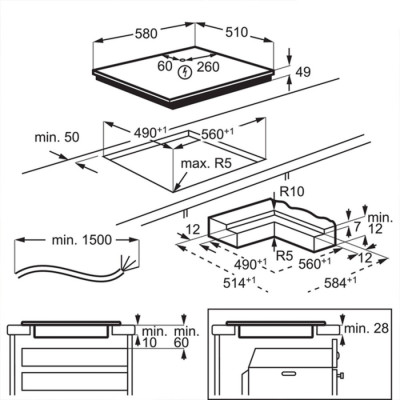 Індукційна варильна поверхня Electrolux EIS62453IZ