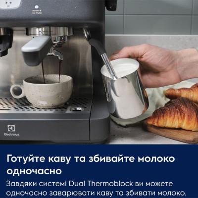 Кавоварка еспресо ELECTROLUX E8EC1-8BP