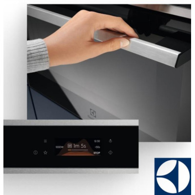 Духова шафа електрична Electrolux Solo Microwave & Grill FLEX 600 EVM8E08X