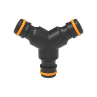 Тройник для шлангов Fiskars 1/2-3/8" (1027070)