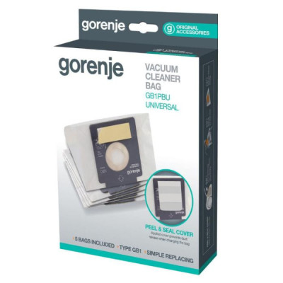 Мішки для пилососа + фільтр мотора Gorenje GB1PBU