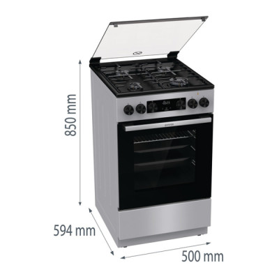 Плита комбінована Gorenje MEKS5121S