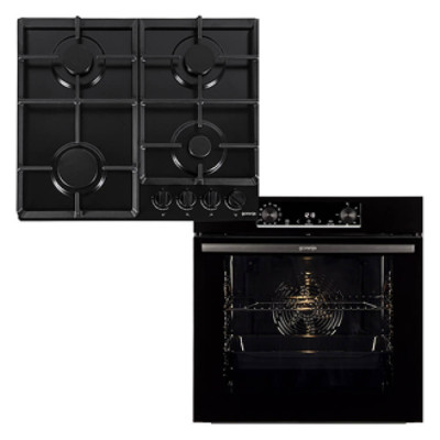 Комплект Дух.шкаф + Вар.поверхность газ. GORENJE BO6735E02BK+G641EB