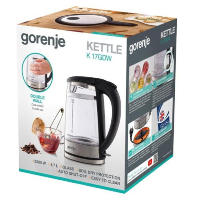 Электрочайник Gorenje K17GDW