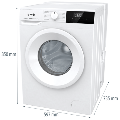 Пральна машина з баком Gorenje WNHPI 60 SCSIR/UA
