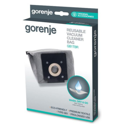 Мішок для пилососу текстильний із випускним фільтром Gorenje GB1TBR