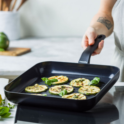 Сковорода-гриль GreenPanEssence Magneto, 28 см з керамічним покриттям (CC006338-001)