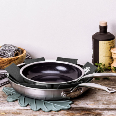 Захист для зберігання сковорідок GreenPan, 3 шт, чорний (CC002582-001)