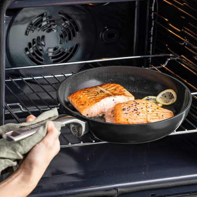 Вок GreenPan Evolution, 28 см, 3,6 л з керамічним покриттям, чорний (CC006388-001)