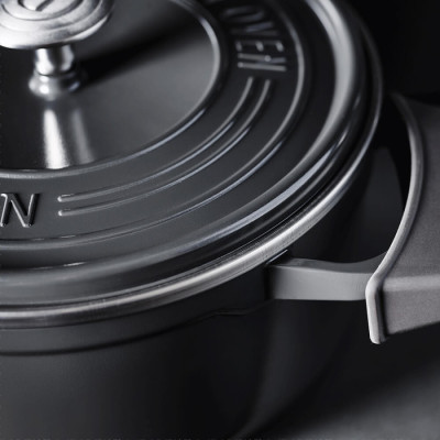 Гусятниця з кришкою GreenPan Featherweights, 25 см, 6,2 л з керамічним покриттям, чорний (CC002222-001)