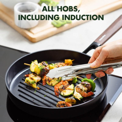 Сковорода-гриль GreenPan Eco Smartshape, 28 см с керамическим покрытием (CC006444-001)